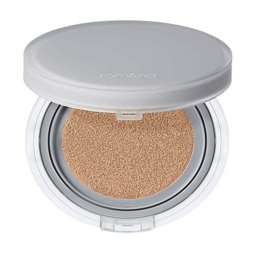 Стойкий тональный кушон с полуматовым финишем rom&nd Nu Zero Cushion SPF24 PA++