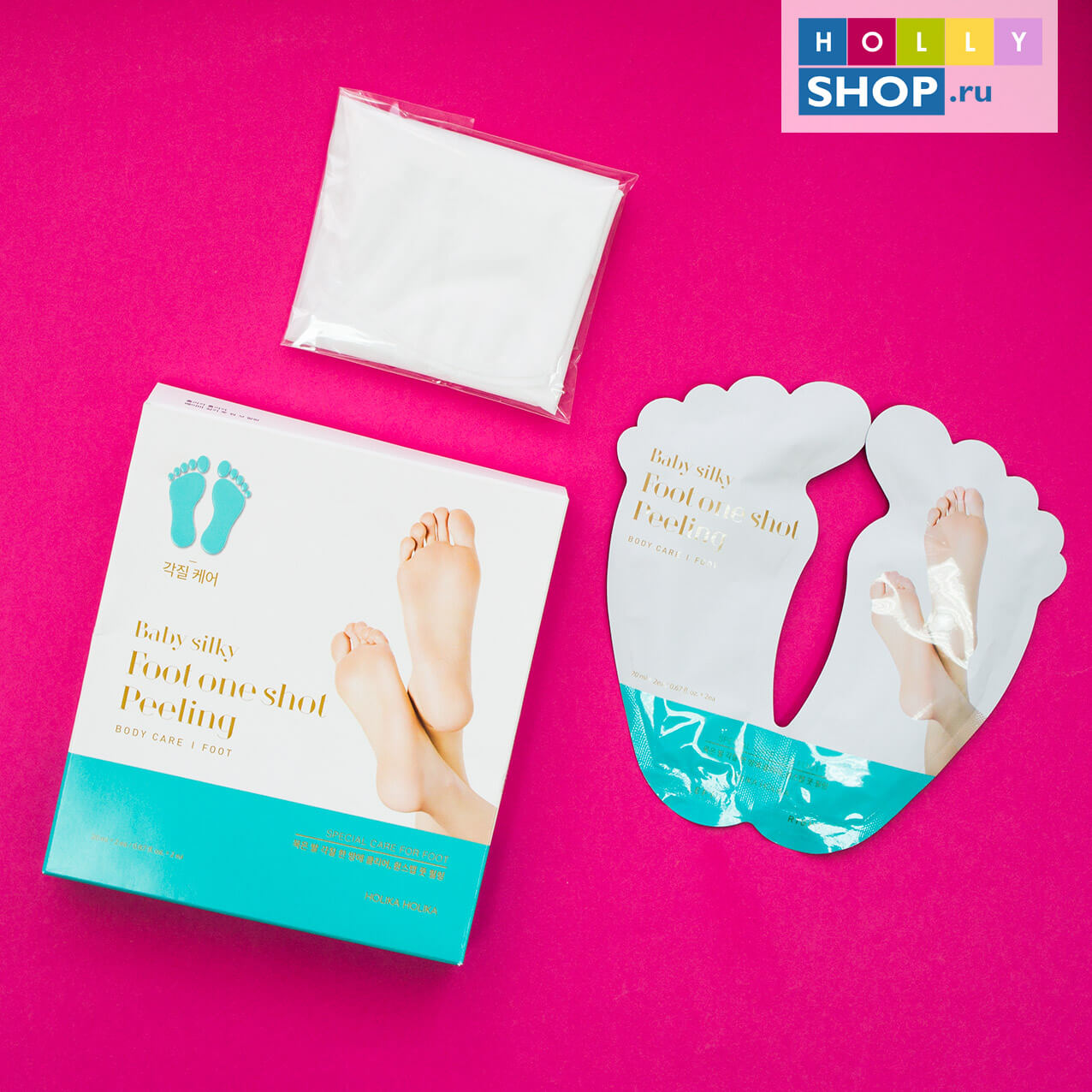 Пилинг-носочки для стоп Holika Holika Baby Silky Foot One Shot Peeling