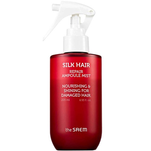 Восстанавливающий ампульный мист для волос The Saem Silk Hair Repair Ampoule Mist