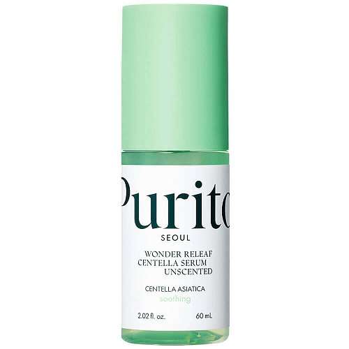 Безмасляная сыворотка для чувствительной кожи Purito Seoul Wonder Releaf Centella Serum Unscented
