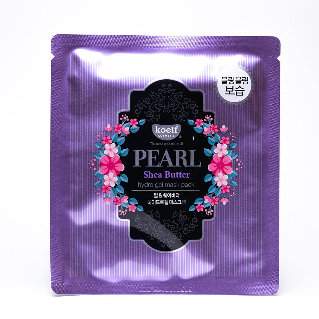Гидрогелевая маска для лица с маслом ши и жемчужной пудрой Koelf Pearl & Shea Butter Mask