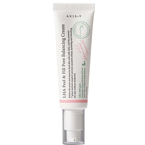 Мягкий пилинг-крем для лица AXIS-Y LHA Peel & Fill Pore Balancing Cream
