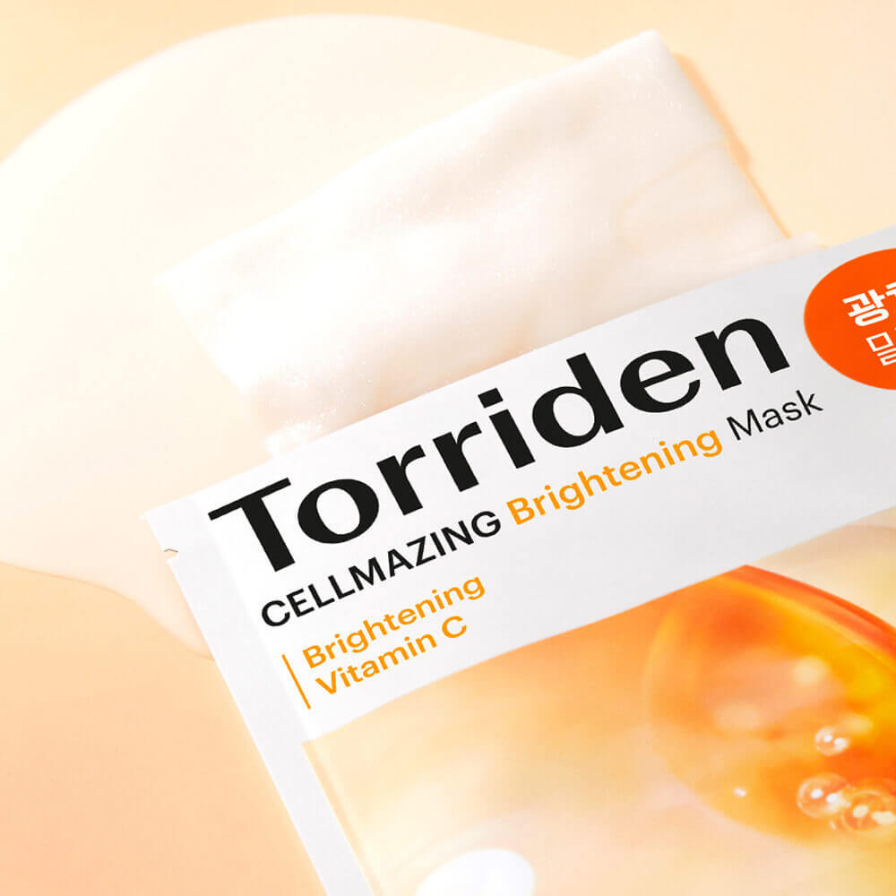 Тканевая маска для сияния кожи с витамином С Torriden Cellmazing Brightening Mask