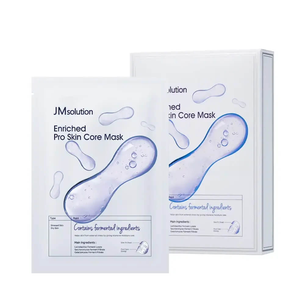 КОРОБКА Ультратонкая восстанавливающая маска с ферментами JMsolution Enriched Pro Skin Core Mask