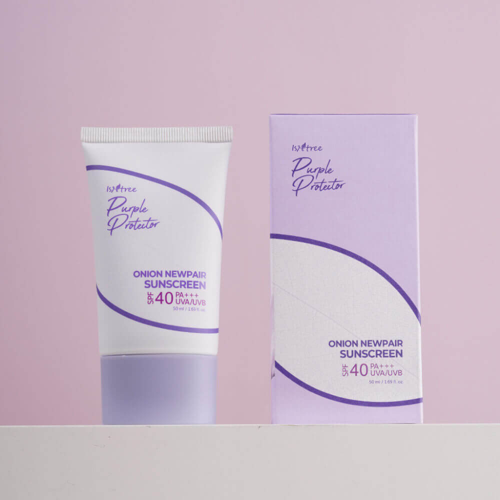 Лёгкий санскрин для проблемной кожи IsNtree Onion Newpair Sunscreen SPF40+ PA+++