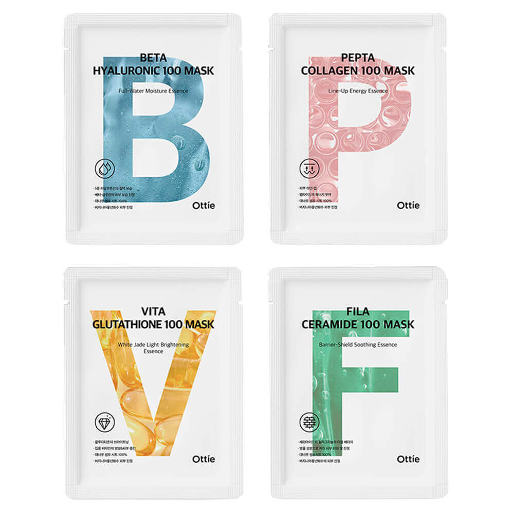 Универсальные тканевые маски Ottie 100 Mask