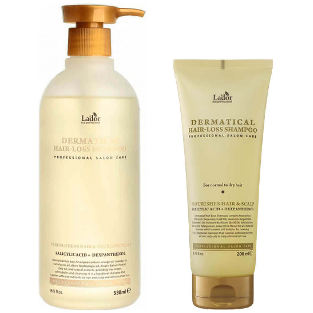 Бессульфатный шампунь против выпадения волос Lador Dermatical Hair-Loss Shampoo Normal To Dry Hair