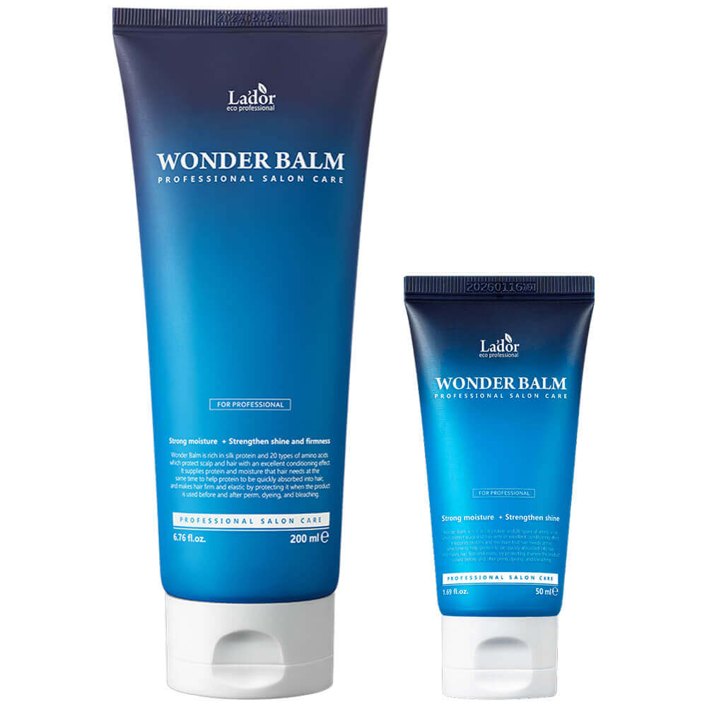 Увлажняющая маска для волос с протеинами шёлка Lador Wonder Balm