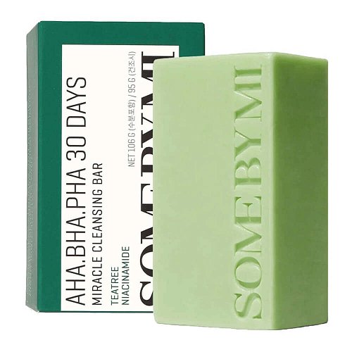 Очищающее мыло с кислотами Some By Mi AHA-BHA-PHA 30 Days Miracle Cleansing Bar