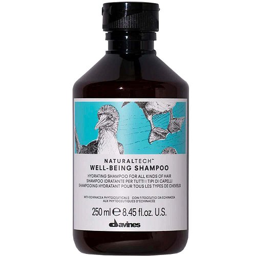 Лёгкий увлажняющий шампунь для всех типов волос Davines Well Being Shampoo