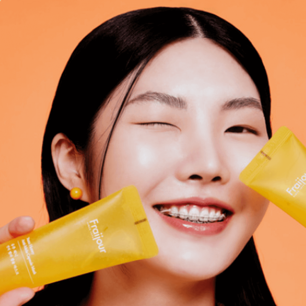 Осветляющая капсульная маска с юдзу Fraijour Yuzu Honey Anti-Mela Capsule Mask