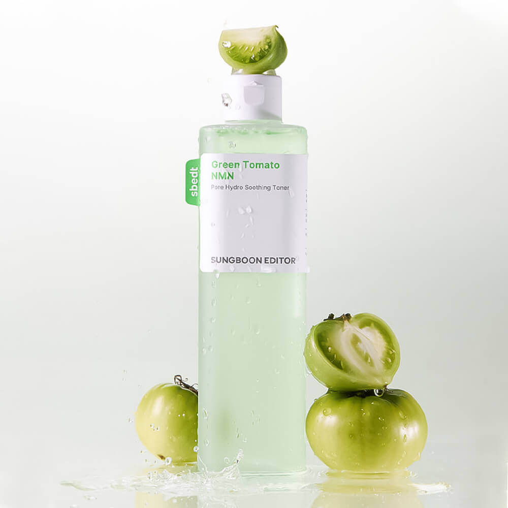 Матирующий тоник для сужения пор Sungboon Editor Green Tomato NMN Pore Hydro Soothing Toner
