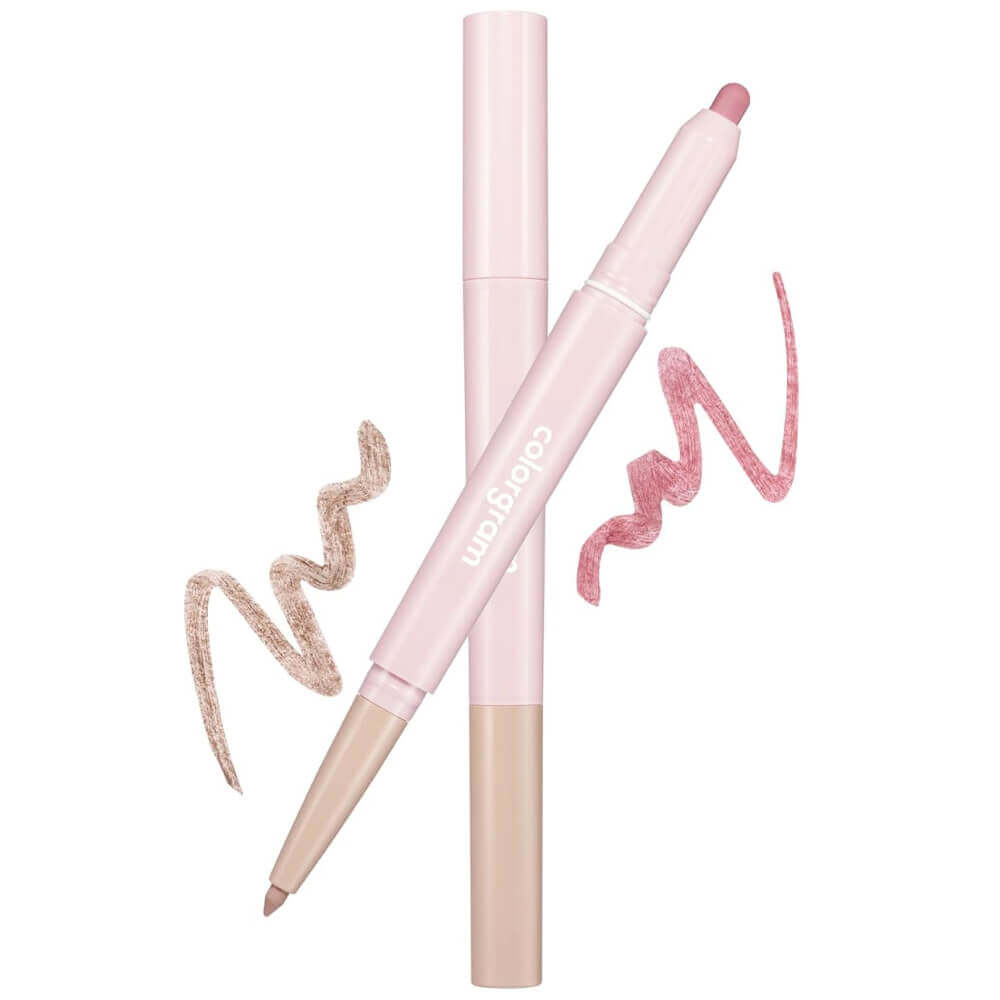 Двойной автоматический карандаш для губ colorgram All In One Over-Lip Maker 05 Cool Rose