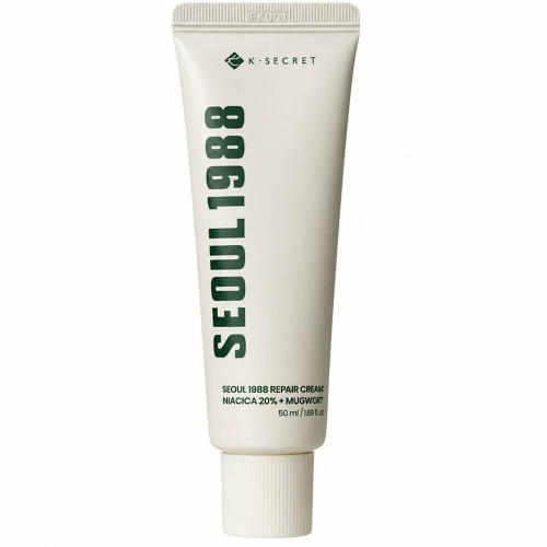 Крем с 5% ниацинамидом и центеллой K-SECRET Seoul 1988 Repair Cream: Niacica 20% + Mugwort