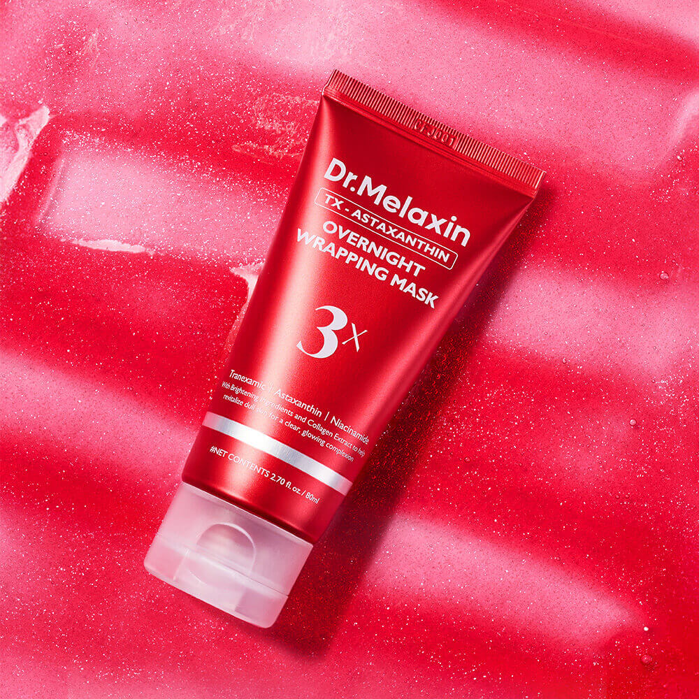 Осветляющая маска-плёнка с астаксантином Dr.Melaxin TX-Astaxanthin Overnight Wrapping Mask