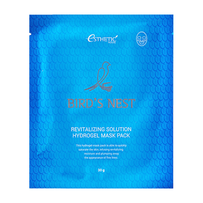Гидрогелевая маска с ласточкиным гнездом Esthetic House Bird's Nest Revitalizing Hydrogel Mask Pack