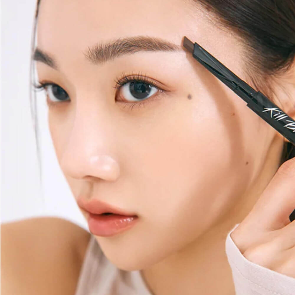 Автоматический карандаш для бровей с щёточкой CLIO Kill Brow Auto Hard Brow Pencil