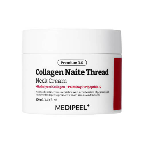 Крем для шеи с коллагеном и пептидами MEDIPEEL Premium 3.0 Collagen Naite Thread Neck Cream