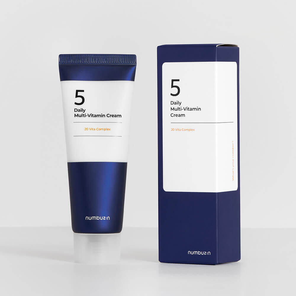 Осветляющий барьерный крем с комплексом витаминов numbuzin No.5 Daily Multi-Vitamin Cream