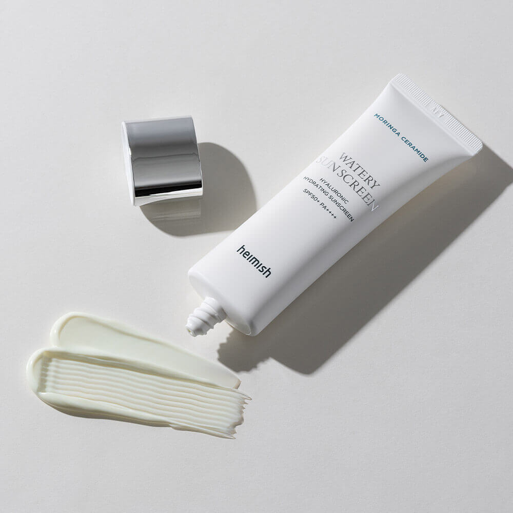 Увлажняющий солнцезащитный крем с морингой Heimish Moringa Ceramide Watery Sun Screen SPF50+ PA++++