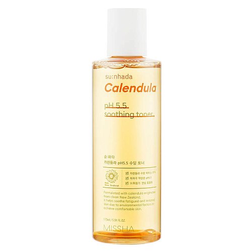 Успокаивающий тонер с календулой Missha Su:Nhada Calendula pH Balancing & Soothing Toner