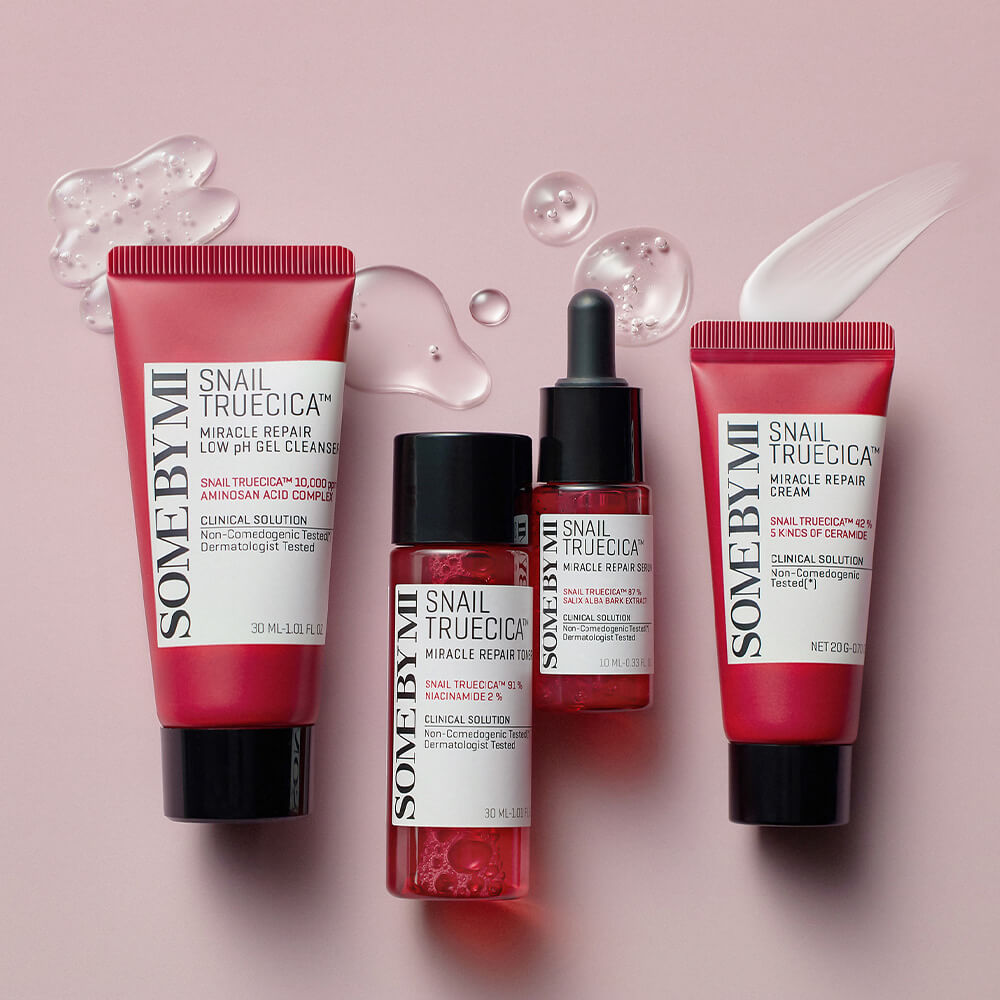 Набор миниатюр с муцином улитки Some By Mi Snail Truecica Miracle Repair Starter Kit