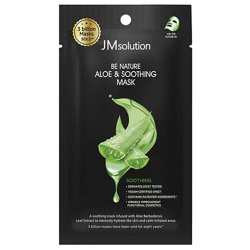 Тканевая маска с экстрактом алоэ JMsolution Be Nature Aloe & Soothing Mask