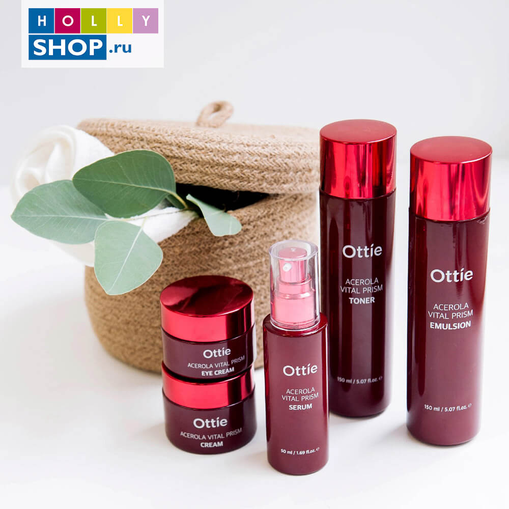Витаминная сыворотка с ацеролой Ottie Acerola Vital Prism Serum