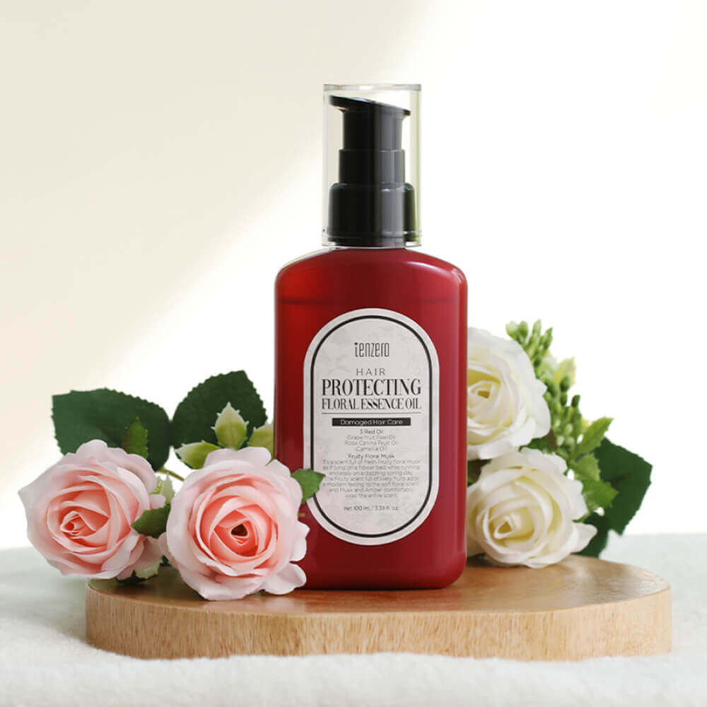 Масло-эссенция для повреждённых волос Tenzero Hair Protecting Floral Essence Oil Damaged Hair Care