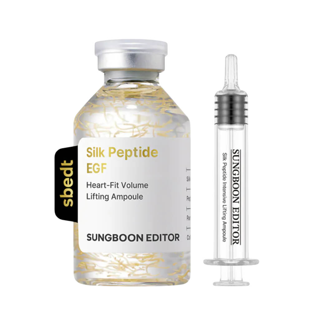 Лифтинг-ампула с пептидами Sungboon Editor Silk Peptide EGF Heart Fit Volume Lifting Ampoule