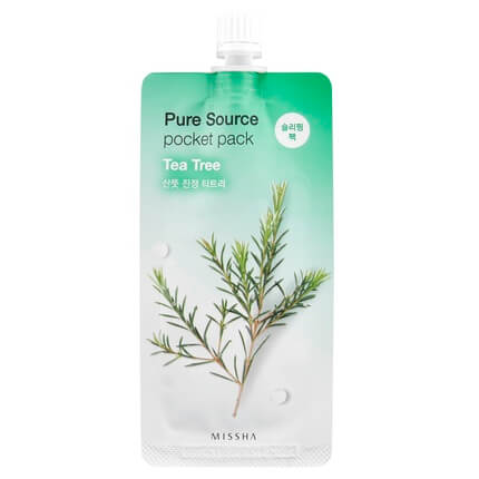 Компактные маски для лица Missha Pure Source Pocket Pack - Чайное дерево