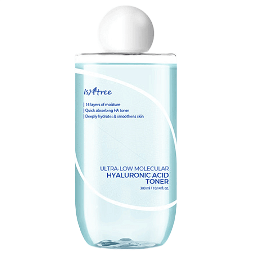 Увлажняющий тоник с гиалуроновой кислотой IsNtree Ultra-Low Molecular Hyaluronic Acid Toner
