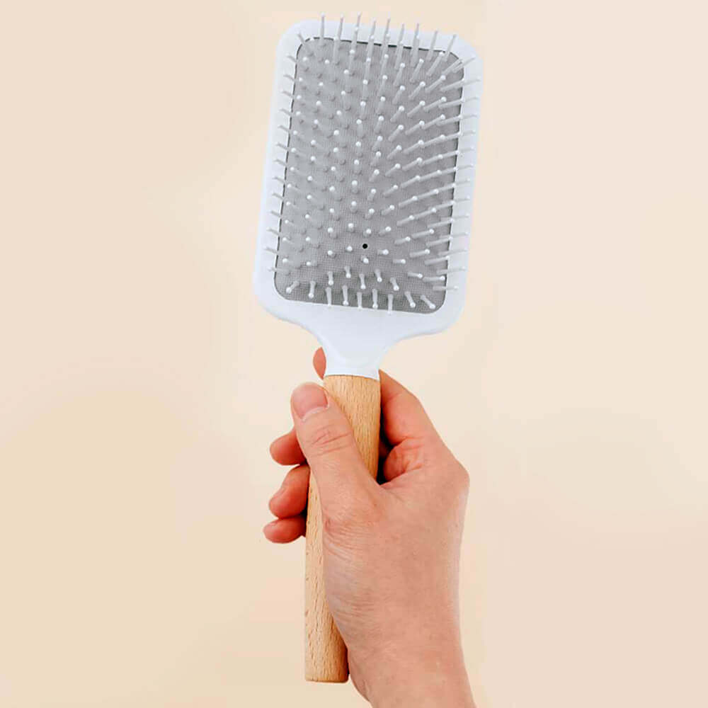 Деревянная антистатическая расчёска для волос Masil Wooden Paddle Brush