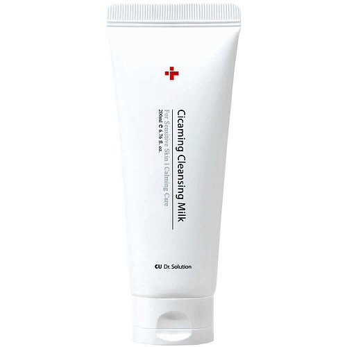 Молочко для деликатного очищения с центеллой CUSKIN Clean-Up Cicaming Cleansing Milk