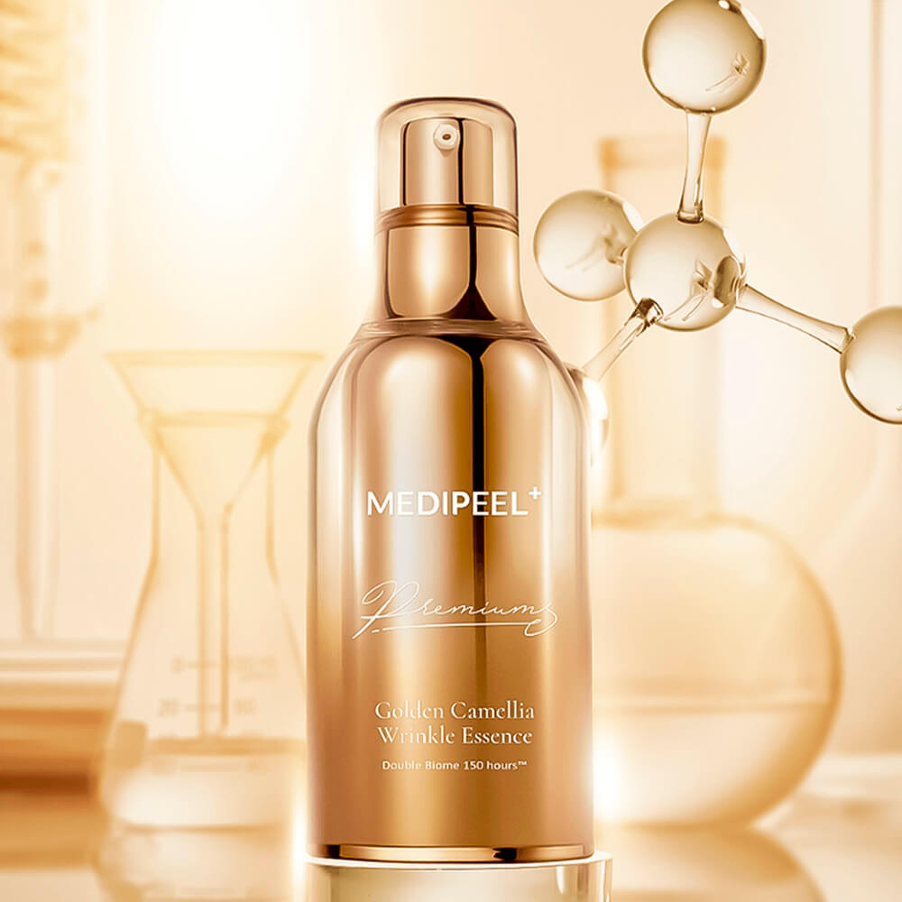 Премиальная лифтинг-эссенция с экстрактом камелии MEDIPEEL Premium Golden Camellia Wrinkle Essence