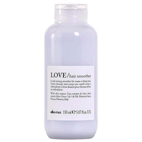 Несмываемый разглаживающий крем для вьющихся волос Davines LOVE Hair Smoother