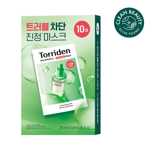 КОРОБКА Успокаивающая тканевая маска для проблемной кожи Torriden Balanceful Control Mask
