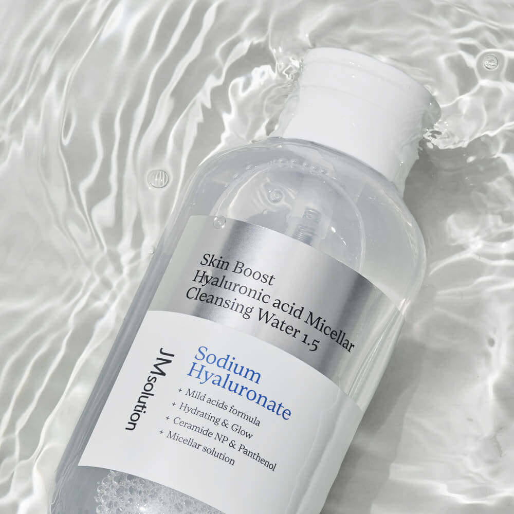 Увлажняющая мицеллярная вода JMsolution Skin Boost Hyaluronic Acid Micellar Cleansing Water 1.5