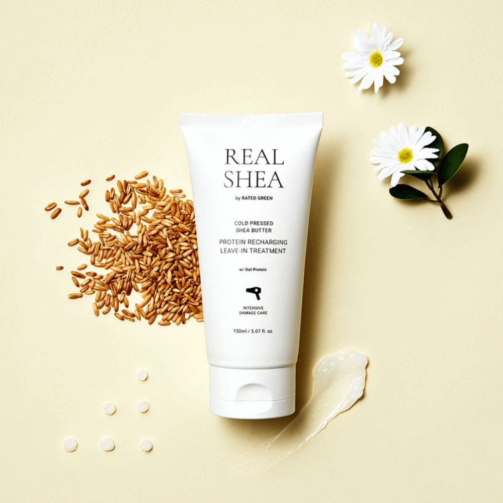 Восстанавливающий крем для волос RATED GREEN Real Shea Protein Recharging Leave-In Treatment