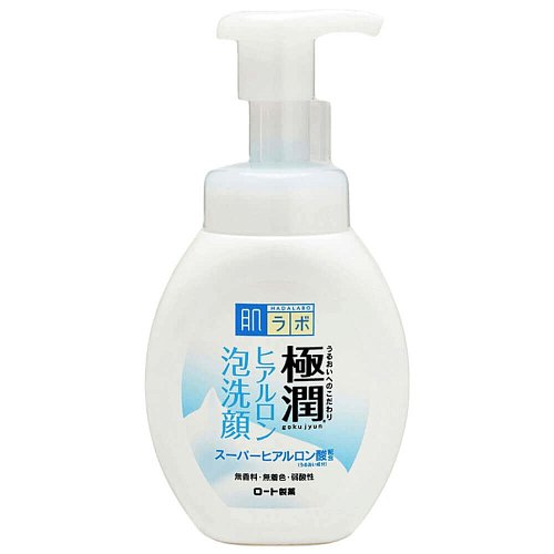 Кислородная пенка для умывания Hada Labo Gokujyun Hyaluronic Acid Moisture Bubble Foaming Cleanser