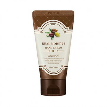 

Увлажняющие кремы для рук Missha Real Moist 24 Hand Cream Argan Oil - Крем с маслами Арганы и Жожоба