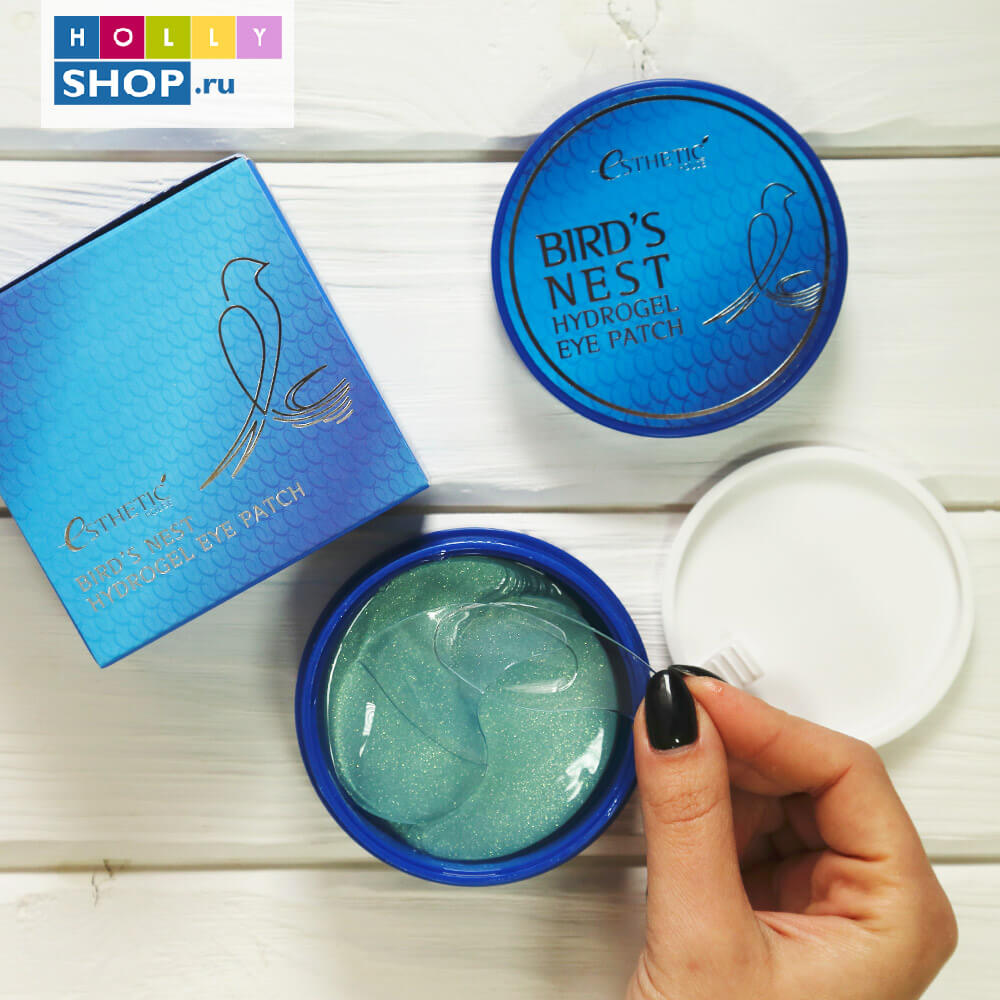 Гидрогелевые патчи с экстрактом ласточкиного гнезда Esthetic House Birds Nest Hydrogel Eye Patch