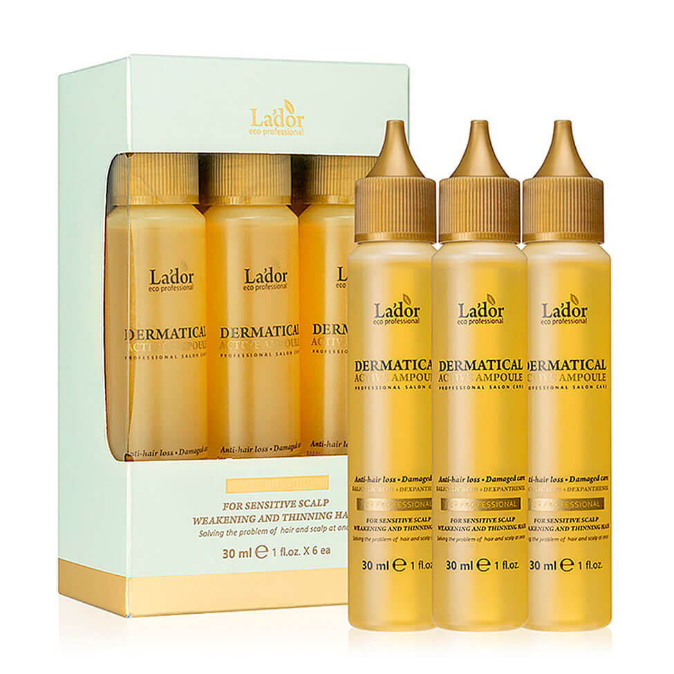 Пептидные ампулы против выпадения волос Lador Dermatical Active Ampoule - набор