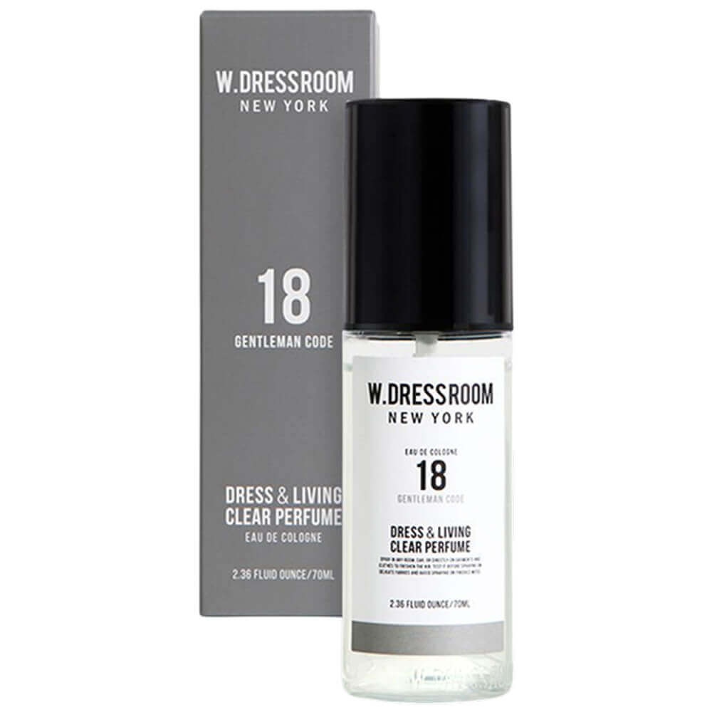 Парфюмированный спрей для одежды и дома W.Dressroom Dress & Living Clear Perfume №18 Gentelman Code