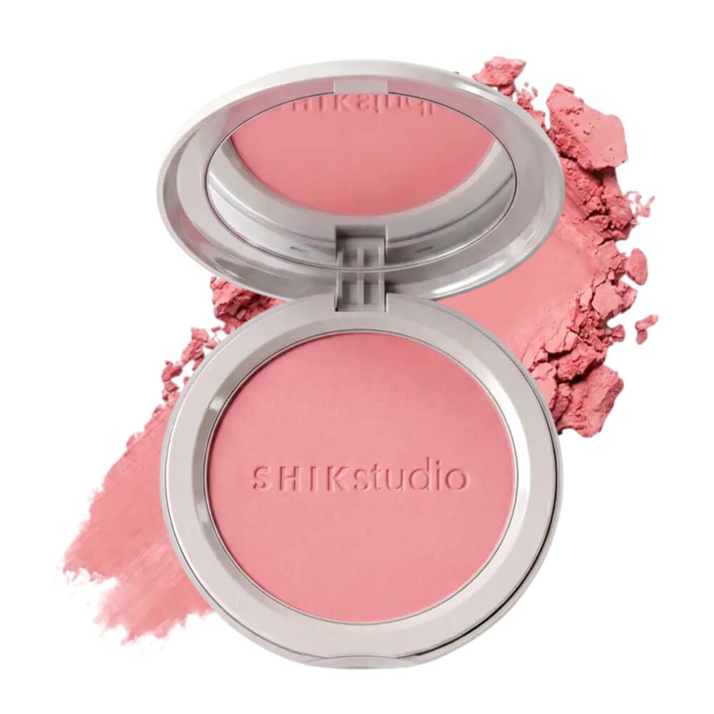 Компактные румяна с сатиновым финишем SHIKstudio Silk Glow Blush 01 Sonnet