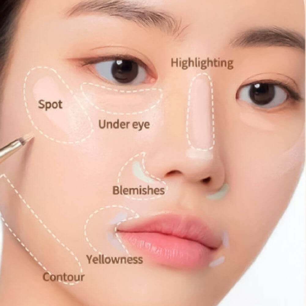 Палетка консилеров для макияжа Dasique Pro Concealer Palette