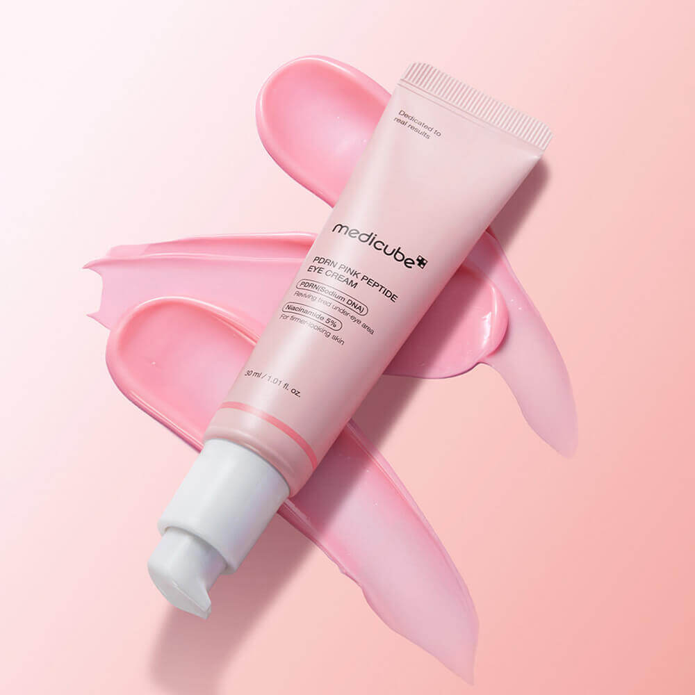 Осветляющий крем для век с ПДРН и пептидами medicube PDRN Pink Peptide Eye Cream