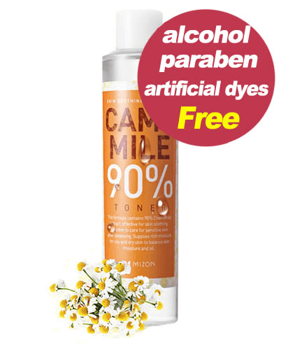 Тоники с 90% содержанием растительных гидролатов Mizon 90% Toner Ромашка