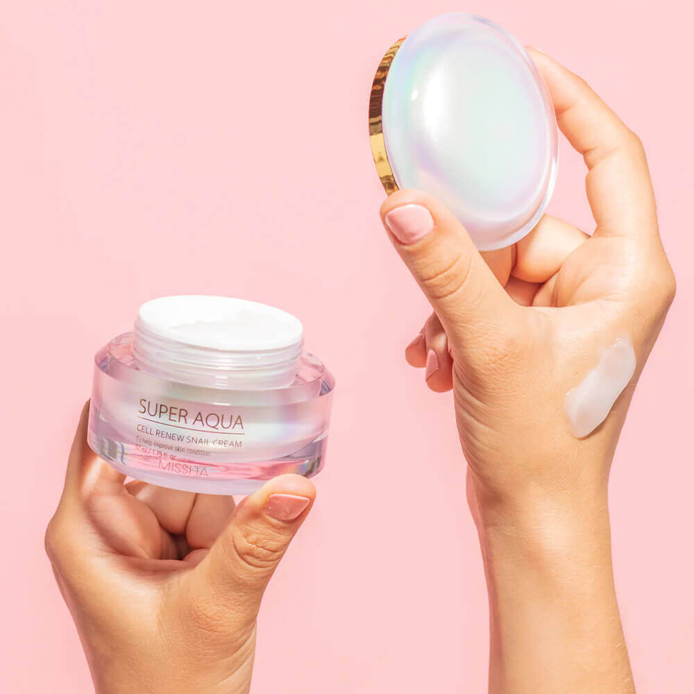 Регенерирующий крем для лица с экстрактом улитки Missha Super Aqua Cell Renew Snail Cream