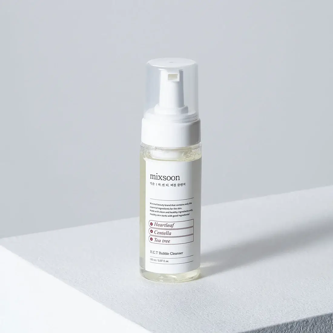 Успокаивающая пенка для умывания от воспалений Mixsoon H.C.T. Bubble Cleanser